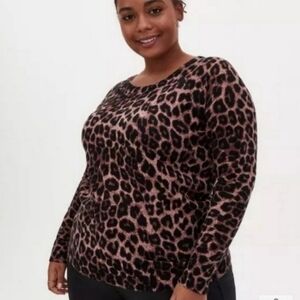 Torrid Leopard Print Sweater